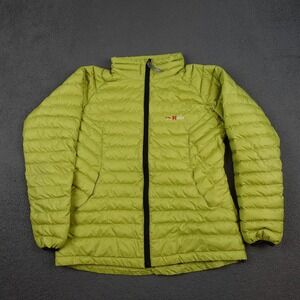 Rab Jacket Womens Medium Green Pertex Down Puffer Microlight ALpine Hiking